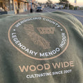 Wood Wide “Mendo Seal” Heavyweight Hoodie – Olive